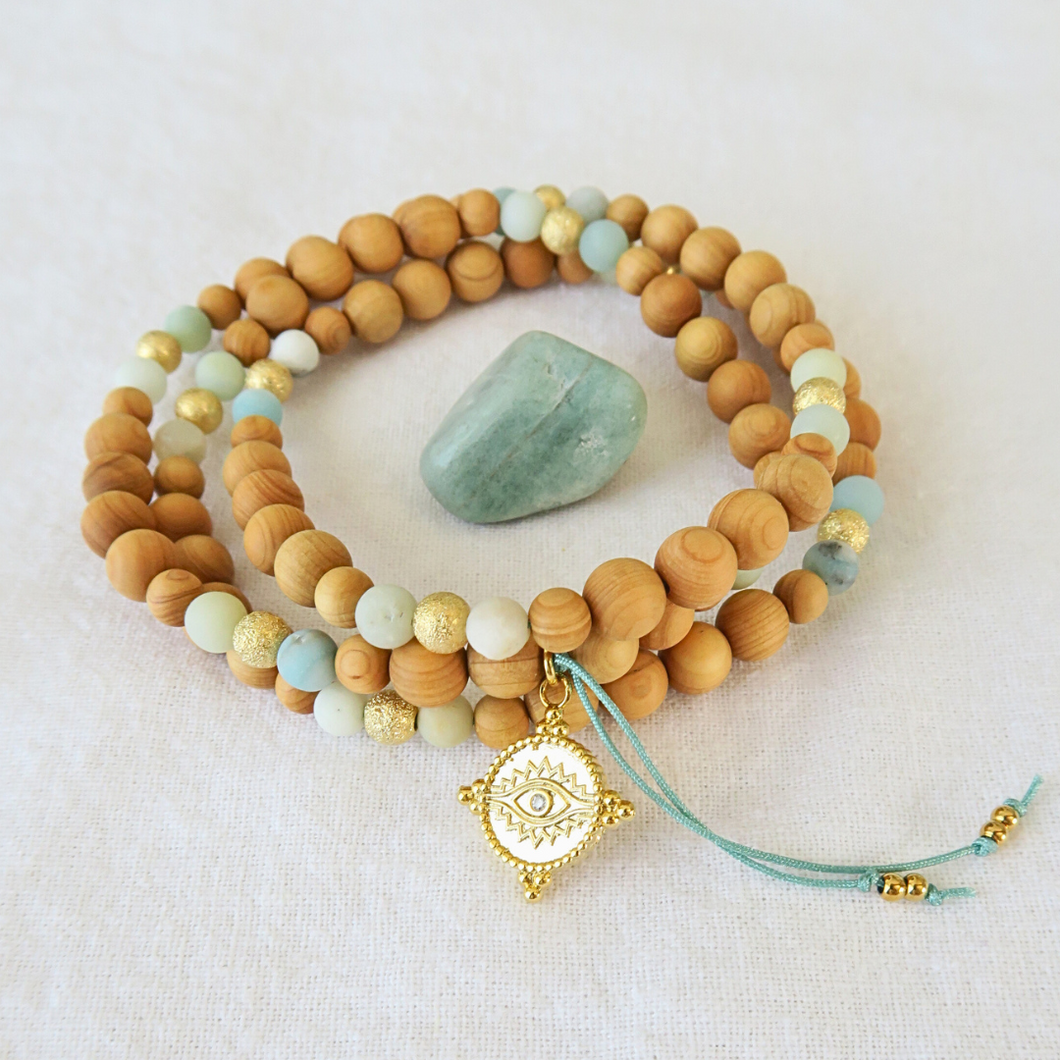 Amazonite mala